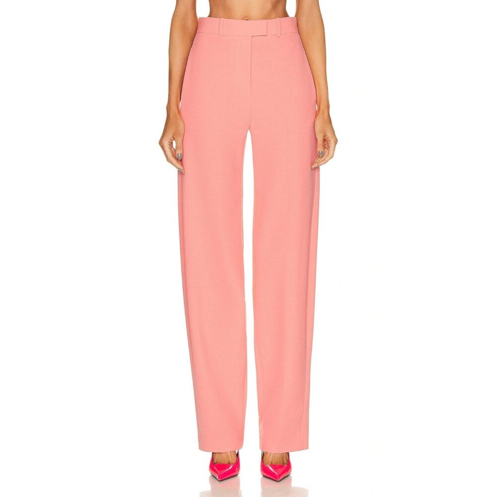 THE ATTICO Jagger Long Pants Salmon Orange Pink